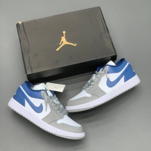 کتونی نایک jordan 1 Low OG blue gray white