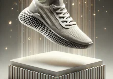 dall·e 2025 02 01 17.17.18 a stylish and high demand sneaker displayed on a clean, modern background, representing the concept of rare and resell sneakers. the sneaker should lo