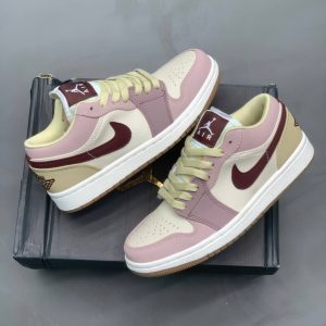 کتونی نایک jordan 1 low palo rosa