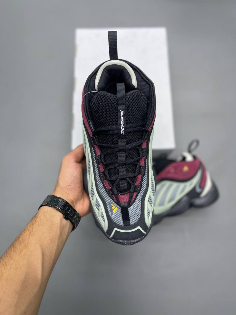 Yeezy 500 black green red