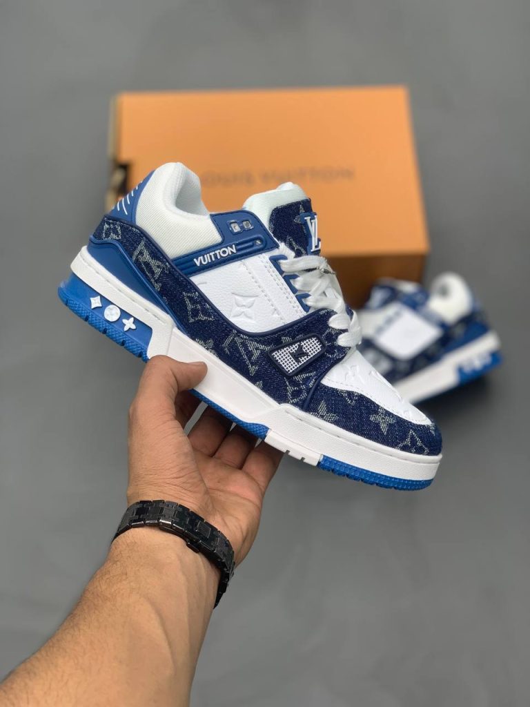 کتونی لویی ویتون Trainer Monogram Denim