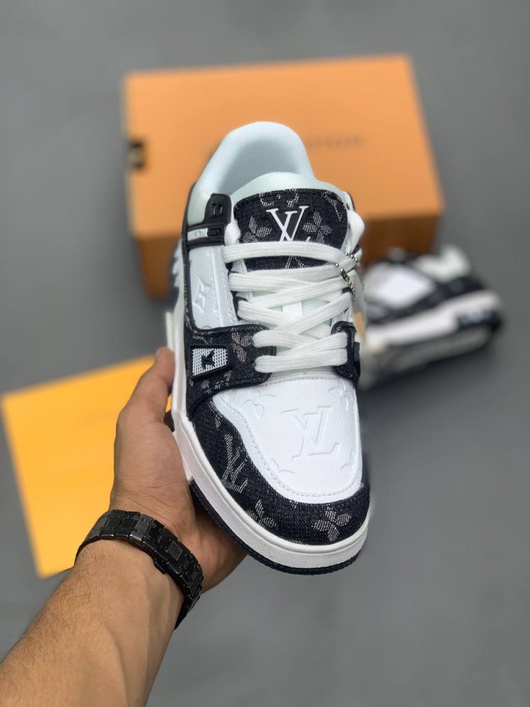 کتونی لویی ویتون trainer negra blanca