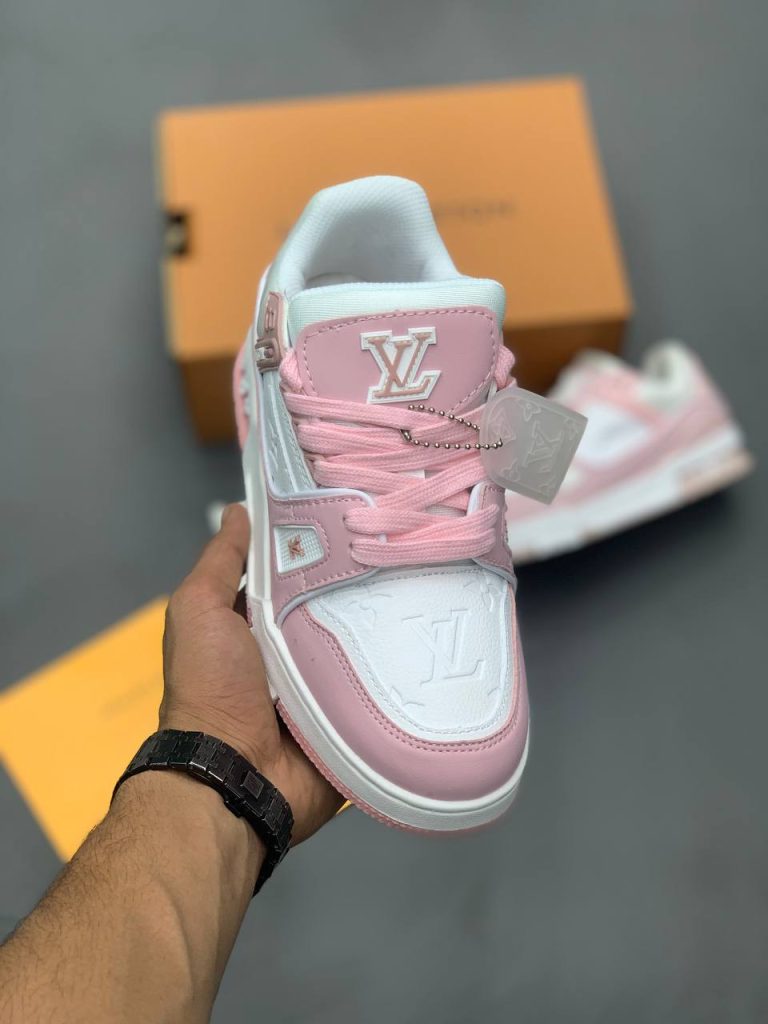 کتونی لویی ویتون Trainer Cherry blossom pink