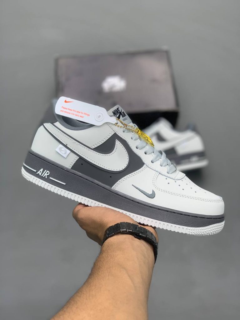 کتونی نایک air force 1 low dark grey