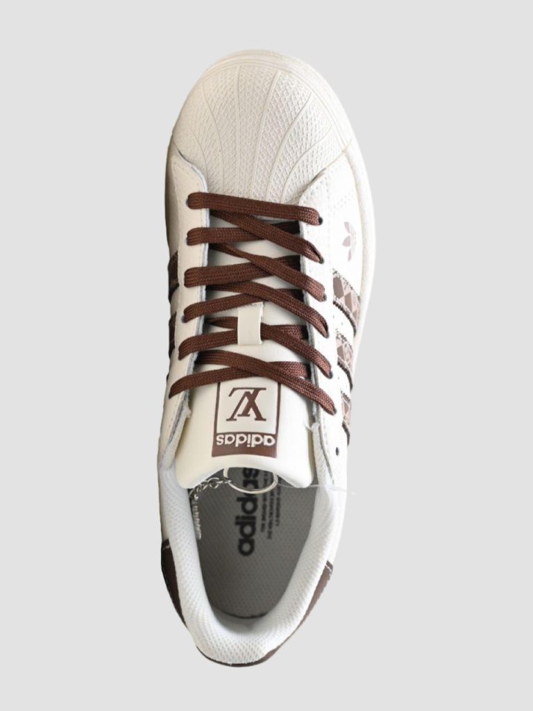 ADIDAS SUPERSTAR X LOUIS VUITTON CUSTOM WHITE