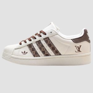 ADIDAS SUPERSTAR X LOUIS VUITTON CUSTOM WHITE
