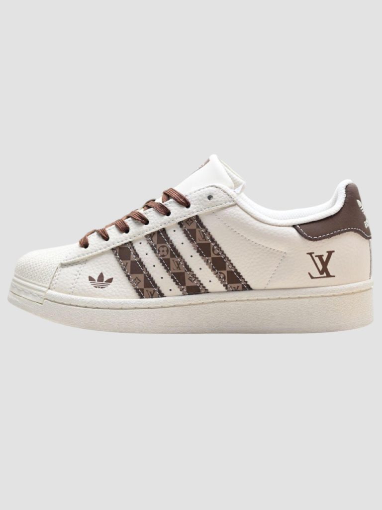 ADIDAS SUPERSTAR X LOUIS VUITTON CUSTOM WHITE