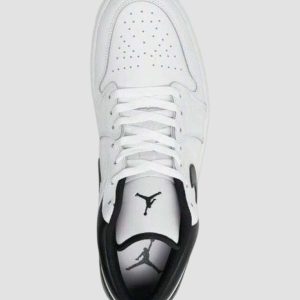 NIKE AIR JORDAN 1 LOW WHITE BLACK