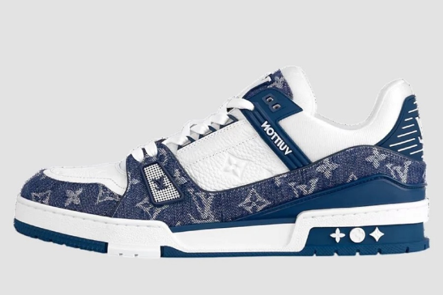 کتونی لویی ویتون Trainer Monogram Denim