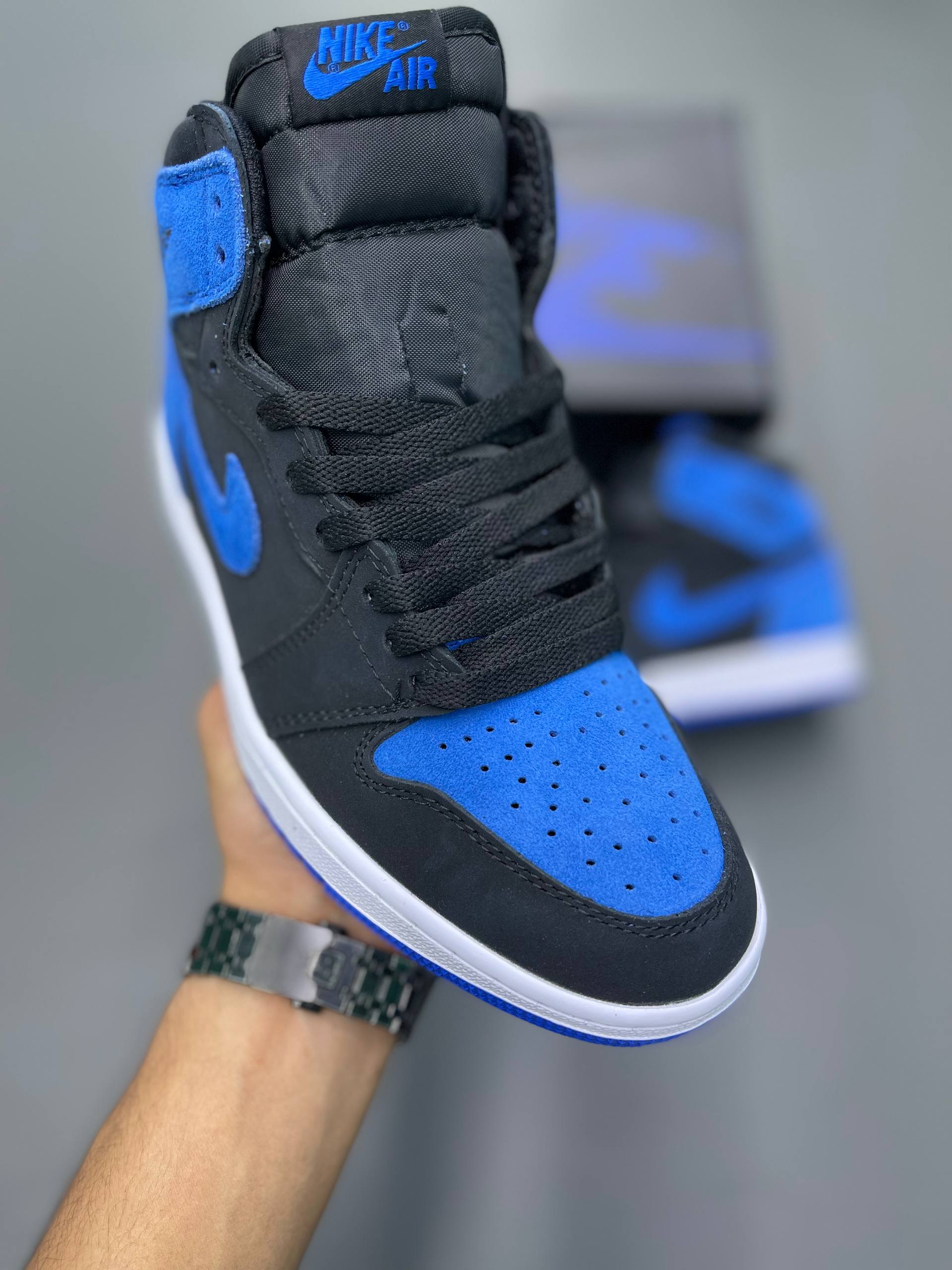 NIKE JORDAN 1 HIGH OG ROYAL RE-IMAGINED NIKE JORDAN 1 HIGH OG ROYAL RE-IMAGINED