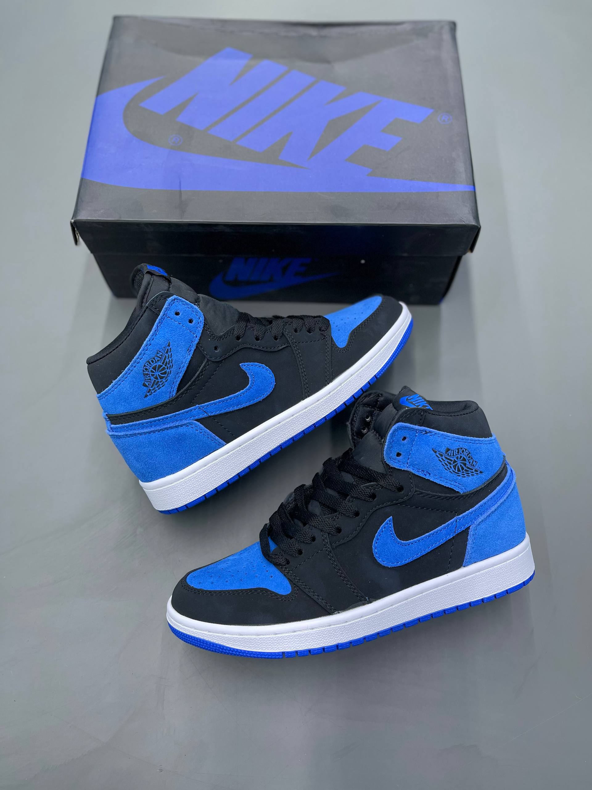 NIKE JORDAN 1 HIGH OG ROYAL RE-IMAGINED NIKE JORDAN 1 HIGH OG ROYAL RE-IMAGINED