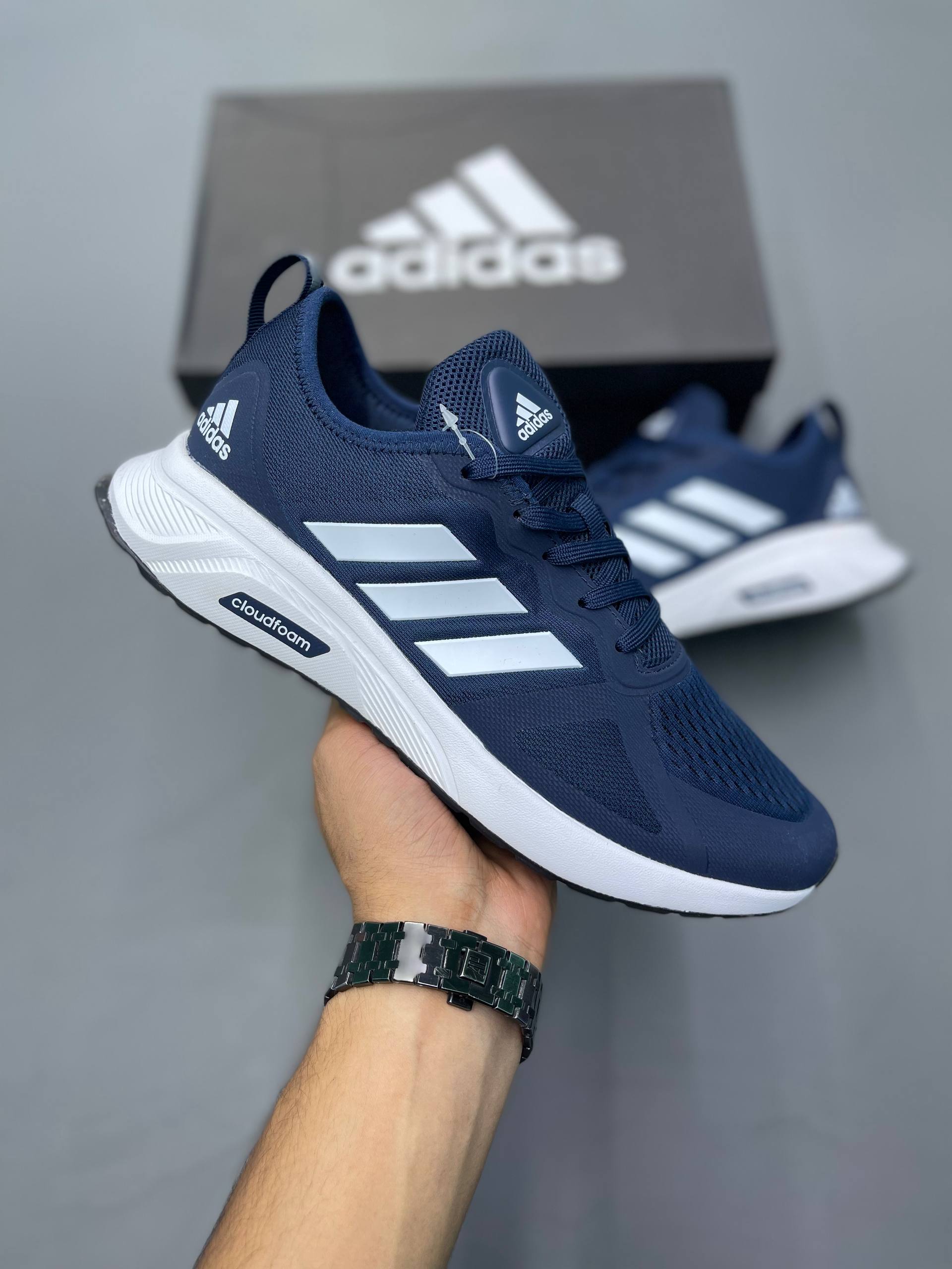 ADIDAS CLOUDFOAM PURE NAVY ADIDAS CLOUDFOAM PURE NAVY