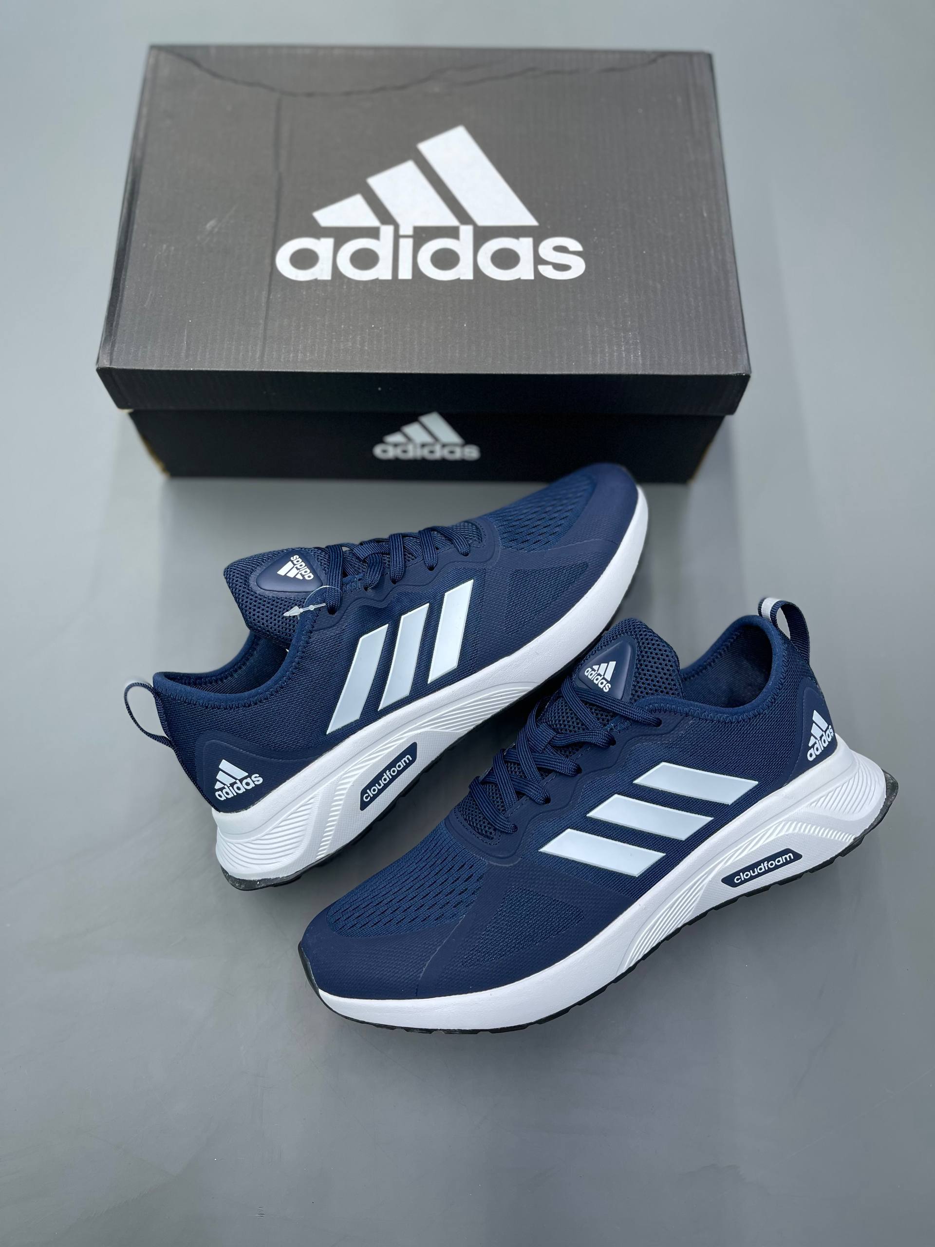 ADIDAS CLOUDFOAM PURE NAVY ADIDAS CLOUDFOAM PURE NAVY