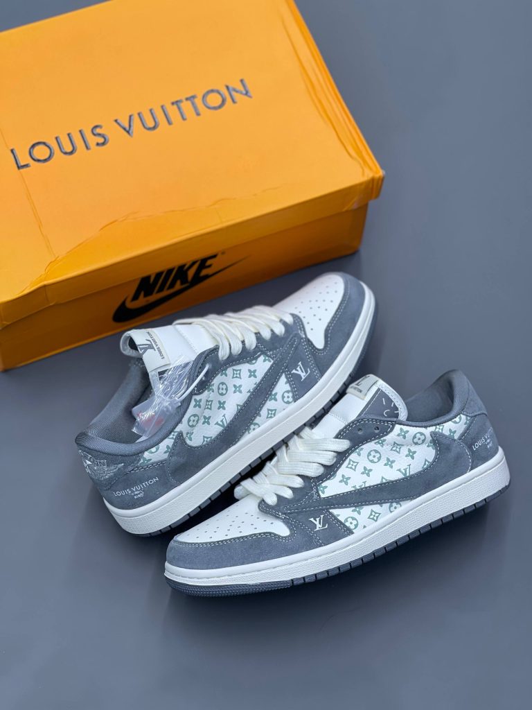 NIKE AIR JORDAN 1 LOW X LOUIS VUITTON GREY