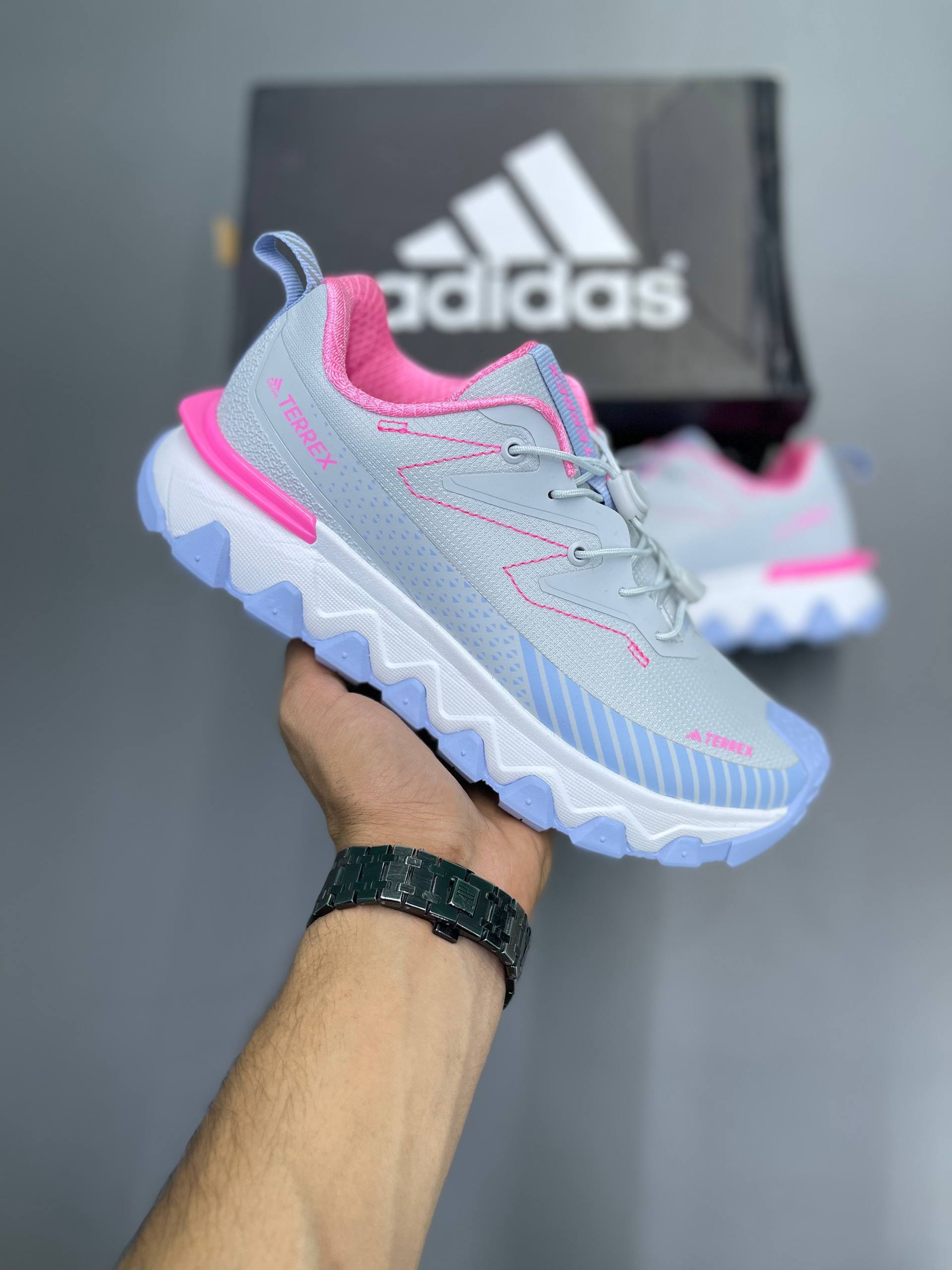 ADIDAS TERREX GREY PINK ADIDAS TERREX GREY PINK