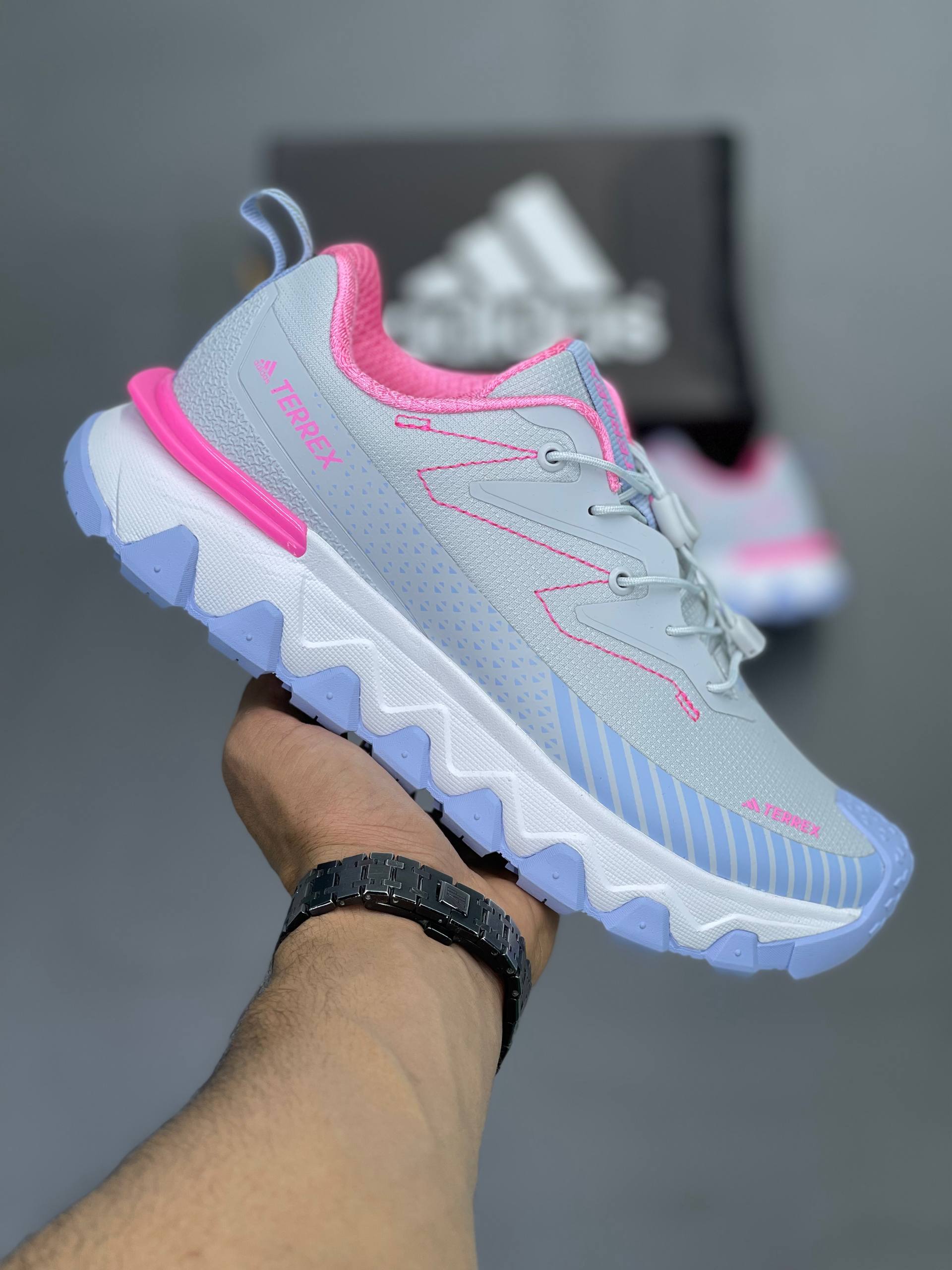 ADIDAS TERREX GREY PINK ADIDAS TERREX GREY PINK
