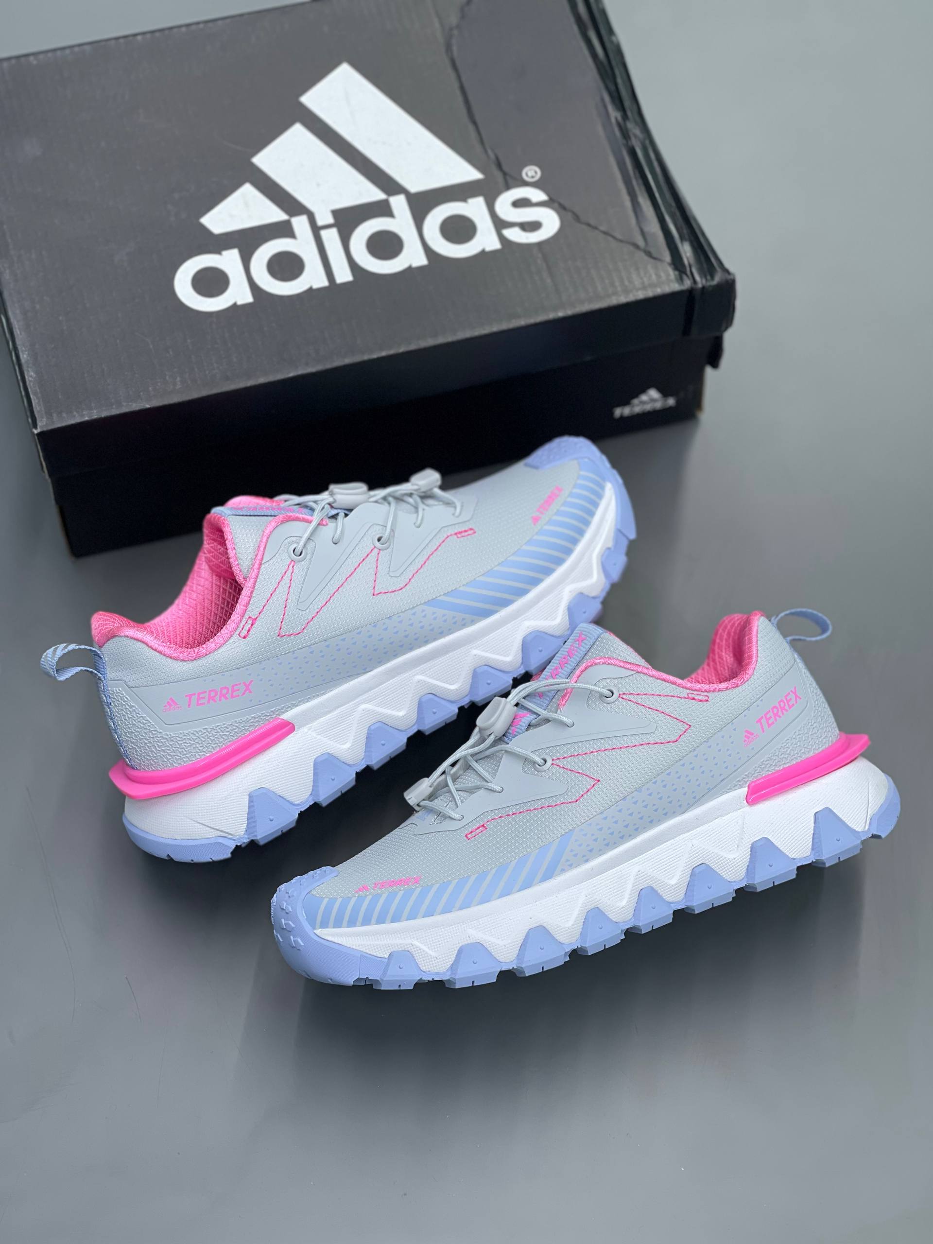 ADIDAS TERREX GREY PINK ADIDAS TERREX GREY PINK