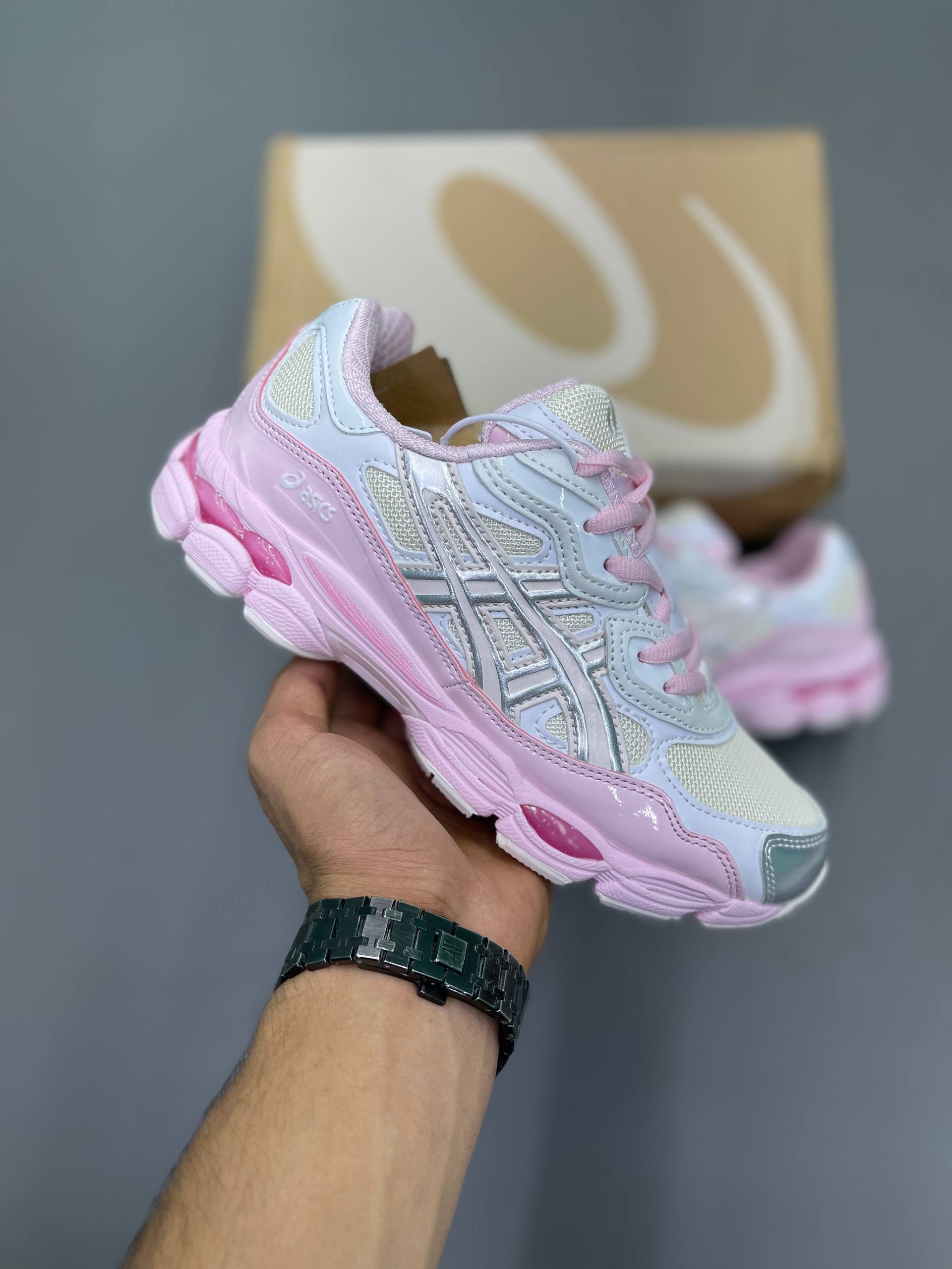 ASICS GEL NYC X KICKI YANG ZHANG CREAM PINK ASICS GEL NYC X KICKI YANG ZHANG CREAM PINK